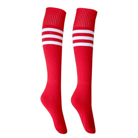 1 par Fotballsokker Høykvalitets Lang Tube Kne Bomull Voksen