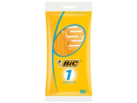 BIC Rakhyvel Sensitive 1-blad 10/fp - Lyreco - Sjukvård och omsorg - Hygien - Rakprodukter