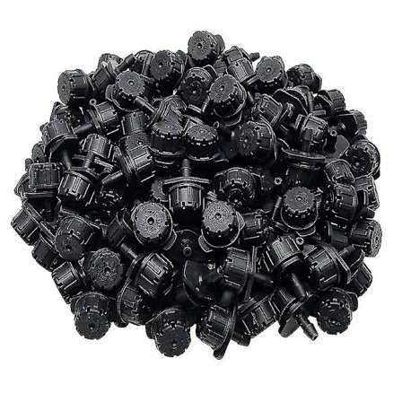 150 ställbara bevattningsdroppar Spridare 1/4 tum Emitter Dropp Mini Droppbevattning Spri