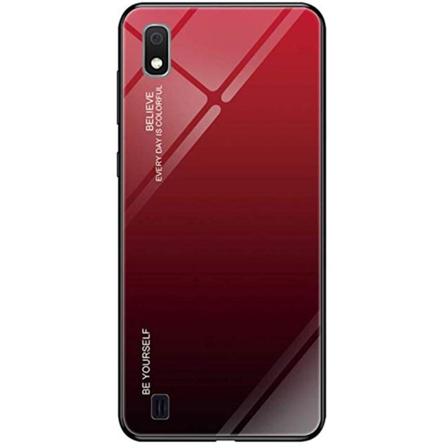 Samsung Galaxy A10 - Effektfullt Skyddsskal (NKOBEE) DarkRed 2