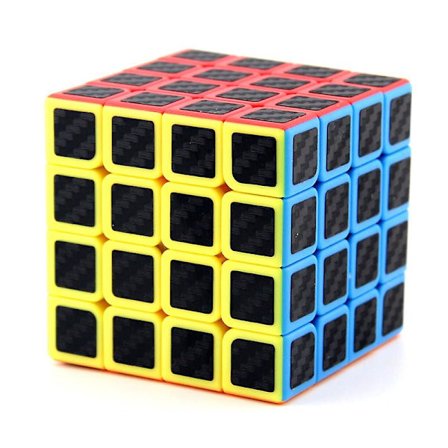Triangle Pyraminx Magic Cube Pyramid Speed Puzzle Cube Brain Teaser Twist Toy Carbon Fiber Sticker