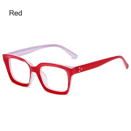 Vintage Square Lasit Tietokonelasit PUNAINEN PUNAINEN