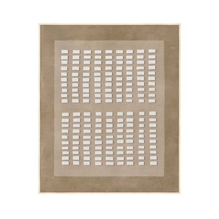 Seinätaide kankaalle kehyksellä, 80x120 cm, ruskeanbeige