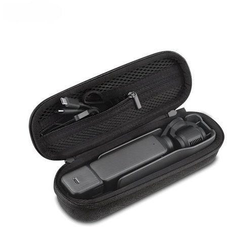 Beskyttende etui egnet for DJI Osmo Pocket 3, ripebestandig, hardt etui, reiseveske, vanntett, etui, hardcase, deksel, beskyttelse, svart