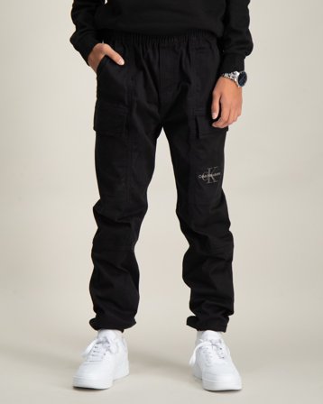 Calvin Klein ESSENTIAL WOVEN CARGO PANTS Zwart Broeken Jongens - Kids Brand Store