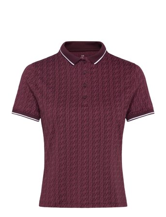 Ua Drive Jacquard Polo Burgundy Under Armour