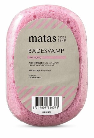 Matas Striber Badesvamp Mellem, Skincare, Badetilbehør, Badesvampe