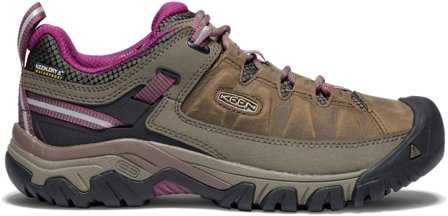Keen Footwear W's Targhee III Waterproof Weiss/Boysberry - Hverdagssko