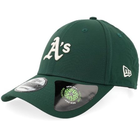 New Era - MLB Grön adjustable Keps - Oakland Athletics MLB Recycled Midi 9FORTY Dark Green Adjustable @ Hatstore