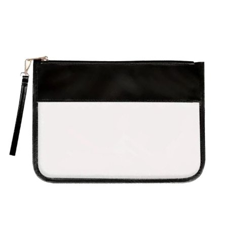 Reisende toalettmappe Klar kosmetikkveske SVART