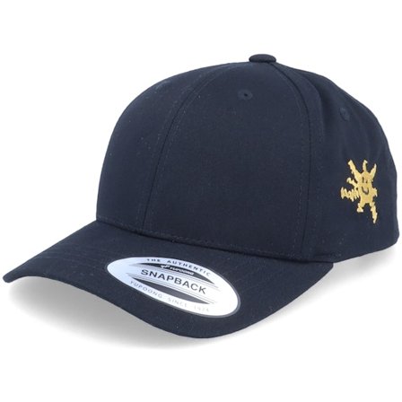 Kiddo Cap - Kids Happy Smiling Sun Black Adjustable Adjustable Black Cap - @ Hatstore