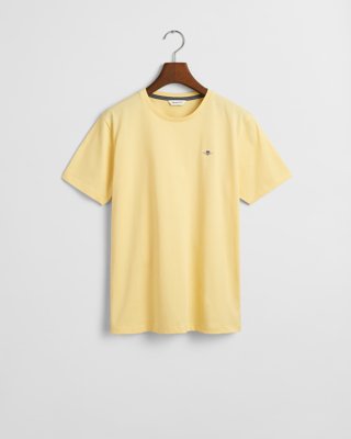 GANT - Teens shield t-skjorte, unisex dusty light yellow