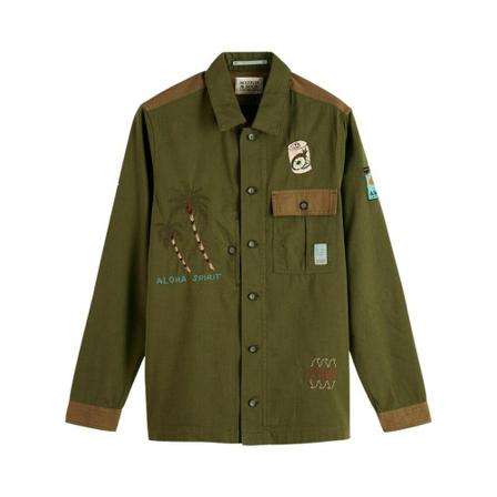 Scotch & Soda, Shirts Groen, Heren, Maat:M