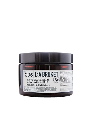 L:A BRUKET 296 Sea Salt Scrub Bergamot/Patchouli 420 g, Skincare, Kropspleje, Scrub