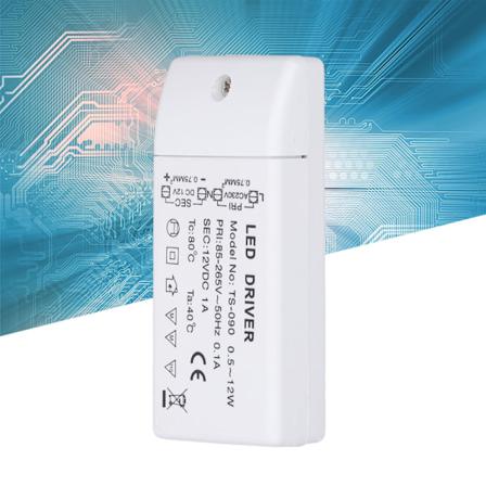 LED Strømforsyningsdriver IP67 Vanntett LED Lys Transformer for Innendørs Utendørs 85‐265V Inngang