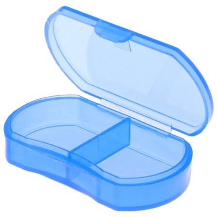 2 rum til pilleæskeholder Medicinopbevaringsorganisatorbeholder til etui til rejse