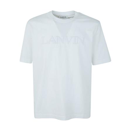 Lanvin, T-Shirts Wit, Heren, Maat:L