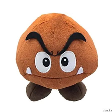 18cm Little Buddy Goomba Plyschleksak Cartoon Game Animals Mjuka Dockor Barnleksaker Barn Födelsedagspresent Heminredning