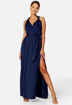 Bubbleroom Occasion Dyanisa Gown Dark blue Klær