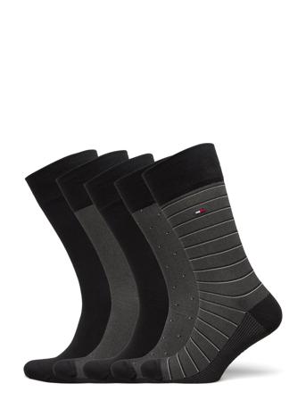 Th Men Sock 5P Giftbox Birdeye Underwear Socks Regular Socks Svart Tommy Hilfiger*Betinget Tilbud