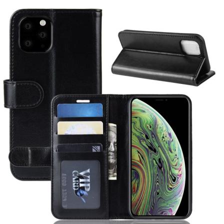 Iphone 11 Pro - Plånboksfodral - Svart Black Svart
