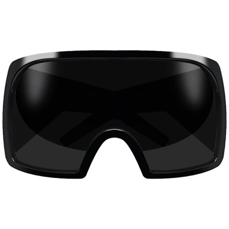 3722 Ylisuuret käärittävät mukautetut logon aurinkolasit naisille ja miehille Futuristiset kaarevat linssit Sävyt Muotisuoja Y2k Aurinkolasit