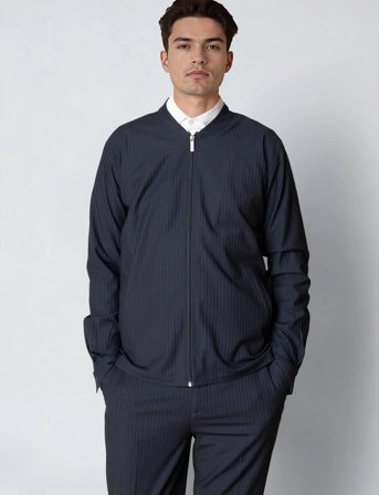 Clean Cut Copenhagen Garth Jacket - Navy - S