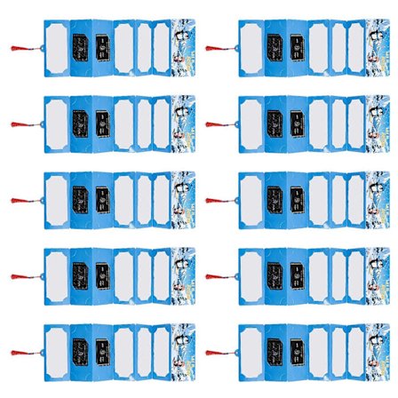Julbordsfest Pengaorganisatör Med 10 Kortfack Jultema Naturvänlig Papperspresenthållare För Even[HK]
