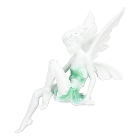 Fe-statue - Innovativ utsøkt håndmalt fe-figur i harpiks for hjemmedekorasjon utendørs hage