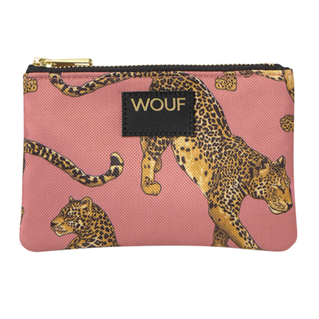 WOUF Blush Leopard Small Pouch, 1 stk
