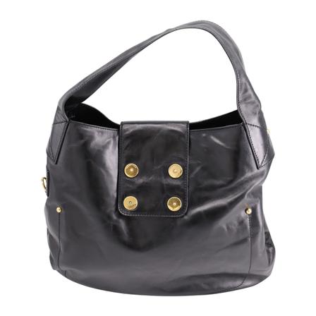 Marc Jacobs Pre-owned Hobo Taske in Calfskin Leather Sort, Dame Vintage Tasker, Størrelse: ONE Size