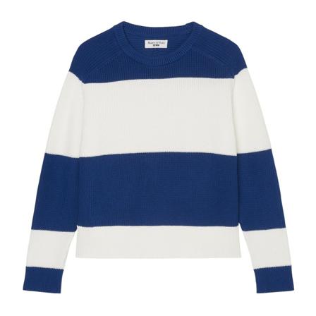 Marc O'Polo, Raglan knitted jumper in a loose fit Niebieski, Kobieta, Rozmiar: M