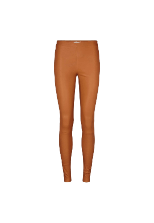 Soft Rebels Srsoho Leather Pant Byxor Dam Brun S