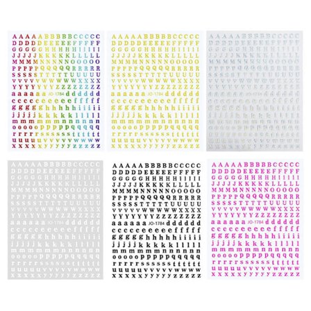 Engelska Bokstav Nageldekaler Färger Alfabet Nageldekaler Nagel Bokstavsdekaler