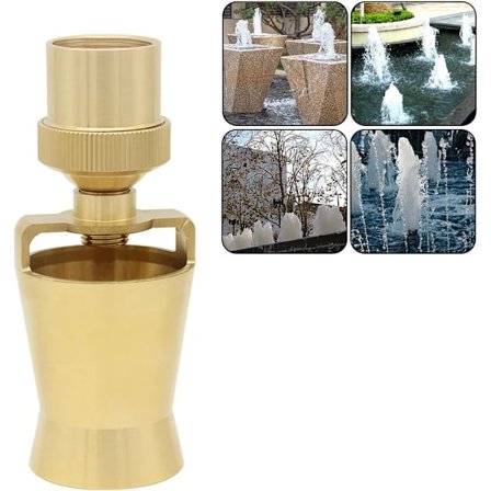 Messing Fontenedyse Spray 1" DN25 Innvendig Gjenget Is Tårn Sprinklerhode for Park Museum Bibliotek Fontene Dam