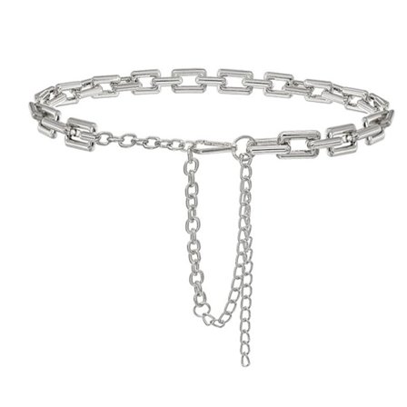 Midjekjede for kvinner, enkel retro sexy punk overdreven nattklubb hot jente trendy midjekjede