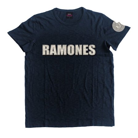 Ramones Unisex Adult Presidential Seal T-Shirt M Navy Blue