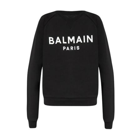 Balmain, Sweatshirts Zwart, Dames, Maat:M