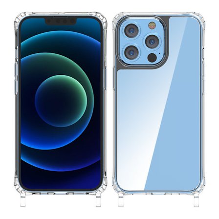 Genomskinligt akrylfodral med snodd för Samsung Galaxy A-serien model 1