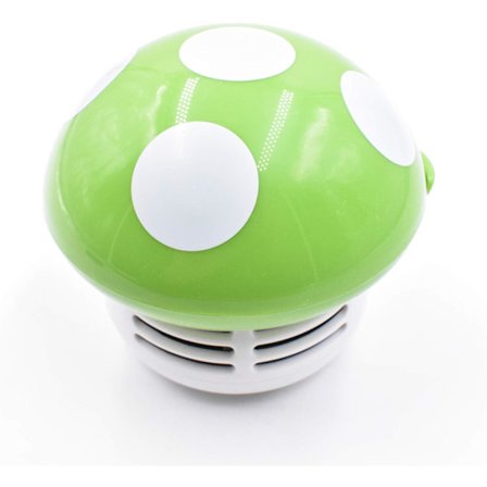 Mini söt bordsdammsugare, svampformad ny bärbar