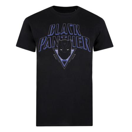 Black Panther Mens Shield Logo T-shirt Xl Svart
