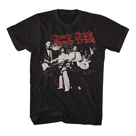 Cheap Trick T-Shirt Billig Trick Autograph T-Shirt