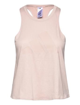 W I 3Bar Tank 2 T-shirts & Tops Sleeveless Beige Adidas Performance*Betinget Tilbud
