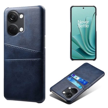 SKALO OnePlus Nord 3 5G / Ace 2V PU-læder Kortholder Cover - Blå
