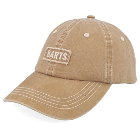 Barts - Beige unconstructed Cap - Daran Cap Sand Dad Cap / Unconstructed @ Hatstore