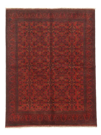 Oosters Afghan Khal Mohammadi Vloerkleed 174X227 Donkerrood/Zwart Wol, Afghanistan