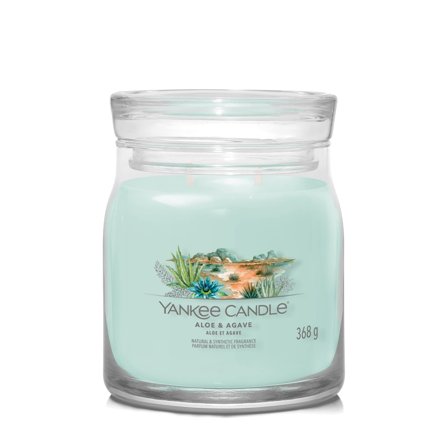Yankee Candle Signature Jar Candles Aloe & Agave 368g - Candela Profumata