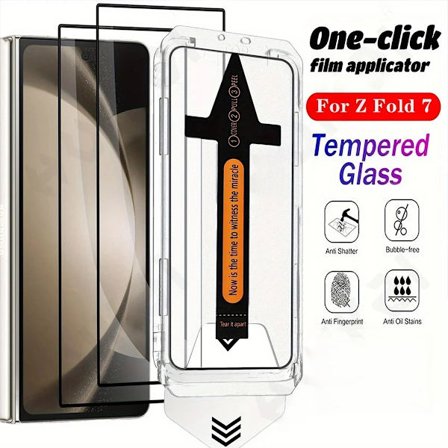 1-3st Nya kompatibla Samsung Galaxy Z Fold 7 6 5 4 3 5G 9H Härdat Glas Skärmskydd Automatisk Dammborttagning HD Klar Full Täckning