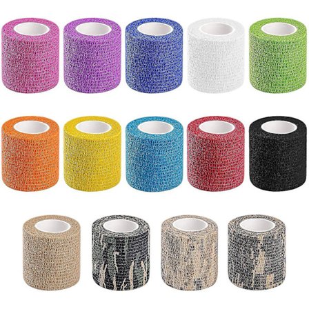14 stk. atletisk, sports wrap tape & bandage wrap stretch selvklæbende tape