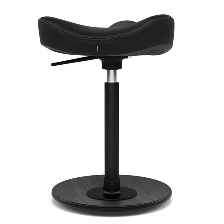 Varier Furniture Move Compact - Black Leather - Black base